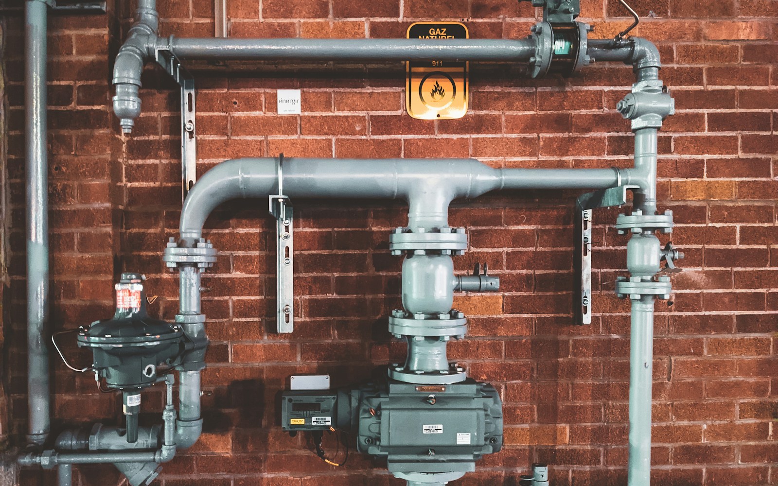 Copper pipework on a boiler install in Leeds